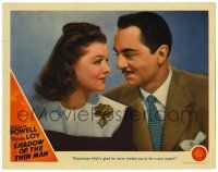 3z884 SHADOW OF THE THIN MAN LC '41 Powell's glad he didn't trade Myrna Loy in for a new model!