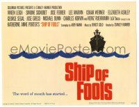 3z419 SHIP OF FOOLS TC '65 Stanley Kramer's movie based on Katharine Anne Porter's book!