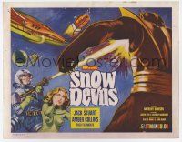 3z049 SNOW DEVILS TC '65 Antonio Margheriti's I Diavoli Dello Spazio, cool sci-fi art!