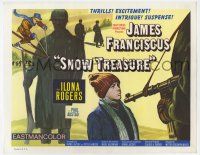 3z426 SNOW TREASURE int'l TC '68 James Franciscus, gold smuggling gutsy Norwegian kids!