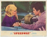 3z901 SPEEDWAY LC #8 '68 Nancy Sinatra falls under the spell of stock car racer Elvis Presley!