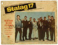 3z903 STALAG 17 LC #8 '53 William Holden, Robert Strauss, Billy Wilder WWII POW classic!