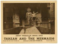 3z916 TARZAN & THE MERMAIDS LC R59 Johnny Weissmuller & sexy Linda Christian in cool temple!