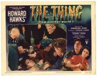 3z022 THING LC #8 '51 Howard Hawks classic horror, Tobey, Sheridan, Martin & Dierkes help Franz!