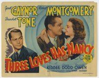 3z454 THREE LOVES HAS NANCY TC '38 images of Janet Gaynor, Robert Montgomery & Franchot Tone!