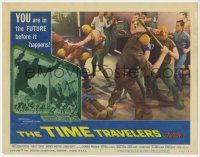 3z141 TIME TRAVELERS LC #1 '64 c/u of scientists attacked by mutated humans from the future!