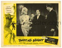 3z958 TWIST ALL NIGHT LC #7 '62 Louis Prima plays with his band by sexy dancing June Wilkinson!