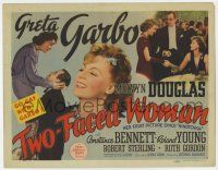 3z468 TWO-FACED WOMAN TC '41 Melvyn Douglas goes gay with Greta Garbo in her 1st since Ninotchka!