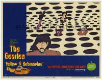 3z150 YELLOW SUBMARINE LC #7 '68 great psychedelic cartoon art of The Beatles & the Blue Meanie!