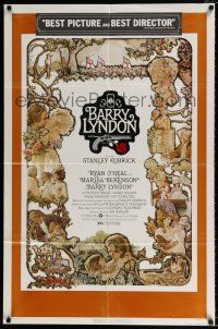 4a065 BARRY LYNDON 1sh '75 directed by Stanley Kubrick, Ryan O'Neal & Marisa Berenson!