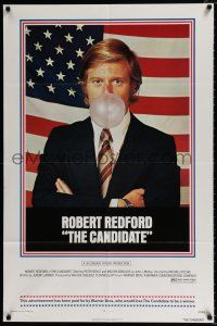 4a134 CANDIDATE 1sh '72 great campaign image of Robert Redford w/hand extended!