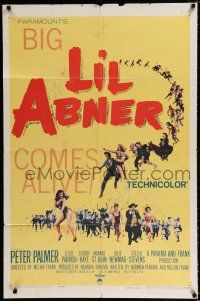 4a498 LI'L ABNER 1sh '59 sexy Julie Newmar, Peter Palmer, from Al Capp's comic!