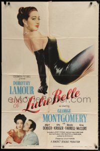 4a516 LULU BELLE 1sh '48 art of sexy Dorothy Lamour & w/George Montgomery!