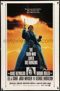 4a531 MAN WHO LOVED CAT DANCING 1sh '73 great full-length image of Burt Reynolds with gun!