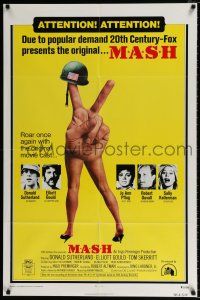 4a544 MASH 1sh R73 Elliott Gould, Korean War classic directed by Robert Altman!