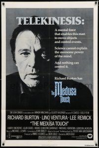 4a552 MEDUSA TOUCH 1sh '78 Richard Burton is the man with telekinesis, great close portrait!