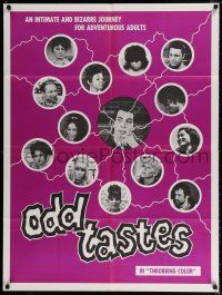 4a611 ODD TASTES 1sh '68 an intimate and bizarre journey for adventurous adults!