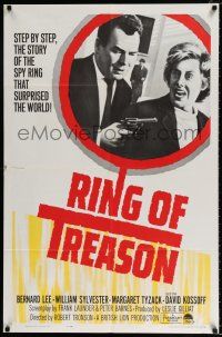 4a706 RING OF TREASON 1sh '64 step by step, the story of the spy ring that surprised the world!