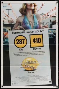 4a939 USED CARS 1sh '80 Robert Zemeckis, great completely different art by Kossin!