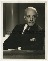 4b083 LEWIS STONE deluxe 10x13 still '30s wonderful suit & tie portrait by Clarence Sinclair Bull!