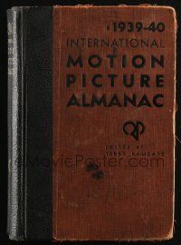4b018 1939-40 INTERNATIONAL MOTION PICTURE ALMANAC hardcover book '39 filled with images and info!