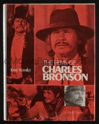 4b345 FILMS OF CHARLES BRONSON hardcover book '80 illustrated biography of his life & career!
