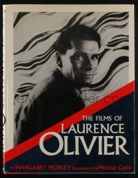 4b352 FILMS OF LAURENCE OLIVIER hardcover book '77 an illustrated biography of the famous actor!