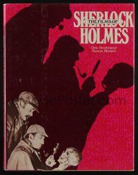 4b354 FILMS OF SHERLOCK HOLMES hardcover book '78 images from movies featuring the detective!