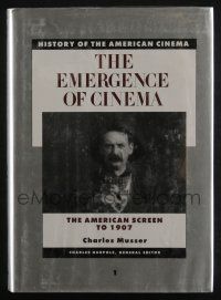 4b376 HISTORY OF THE AMERICAN CINEMA: THE EMERGENCE OF CINEMA hardcover book '90 cool early images