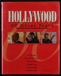 4b378 HOLLYWOOD 60 GREAT YEARS hardcover book '94 illustrated history with many great color images