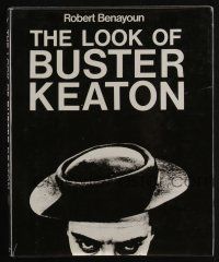4b396 LOOK OF BUSTER KEATON hardcover book '82 illustrated biography of the comedic star!