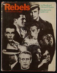 4b419 REBELS: THE REBEL HERO IN FILMS hardcover book '71 James Dean, Steve McQueen & Marlon Brando!