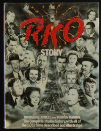 4b421 RKO STORY hardcover book '82 complete studio history, 1,051 films described & illustrated!