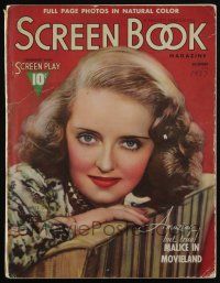 4b256 SCREEN BOOK magazine December 1937 Bette Davis, Shirley Temple, Jean Rogers, Lana Turner