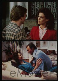 4b136 EYEWITNESS 8 color deluxe 9.75x14 stills '81 William Hurt, reporter Sigourney Weaver!