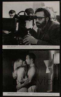 4b149 RAIN PEOPLE 7 deluxe 11x13.25 stills '69 candid of director Coppola, Duvall, Knight, Caan!