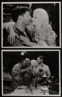 4b193 RED DUST 12 REPRO 11.25x14 stills '80s Clark Gable, Jean Harlow, Mary Astor, love triangle!