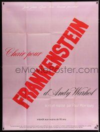 4c504 ANDY WARHOL'S FRANKENSTEIN French 1p '74 directed by Paul Morrissey, different!
