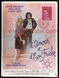 4c580 D'AMOUR ET D'EAU FRAICHE French 1p '76 Annie Girardot, Miou-Miou, Love & Fresh Water!