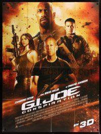 4c650 G.I. JOE: RETALIATION French 1p '13 Bruce Willis, Channing Tatum, Dwayne Johnson!