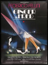 4c657 GINGER & FRED French 1p '86 directed by Federico Fellini, dancing art by Jouineau Bourduge!