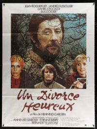 4c683 HAPPY DIVORCE French 1p '75 Henning Carlsen's Un divorce heureux, Jean Rochefort