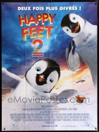 4c684 HAPPY FEET TWO advance French 1p '11 great cute image of computer animated penguins!