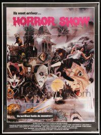 4c701 HORROR SHOW French 1p '79 great art of Lugosi, Hitchcock, Karloff, Chris Lee & many more!
