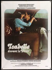 4c720 ISABELLE & LUST French 1p '75 c/u of troubled teen Anicee Alvina & Mathieu Carriere!