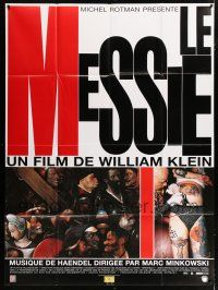 4c799 MESSIAH French 1p '99 cool William Klein artwork + woman covered in tattoos getting another!