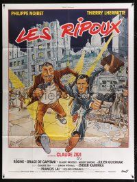 4c817 MY NEW PARTNER French 1p '84 Philippe Noiret, Theirry Lhermitte, Les Ripoux, Clayes art!