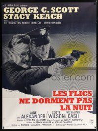 4c820 NEW CENTURIONS French 1p '72 George Scott, Stacy Keach, a story about cops written by a cop!