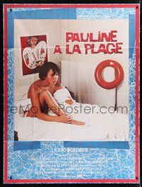 4c846 PAULINE AT THE BEACH French 1p '83 Eric Rohmer's Pauline a la Plage, teen Amanda Langlet!