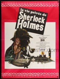 4c862 PRIVATE LIFE OF SHERLOCK HOLMES French 1p '71 Billy Wilder, cool Robert McGinnis art!